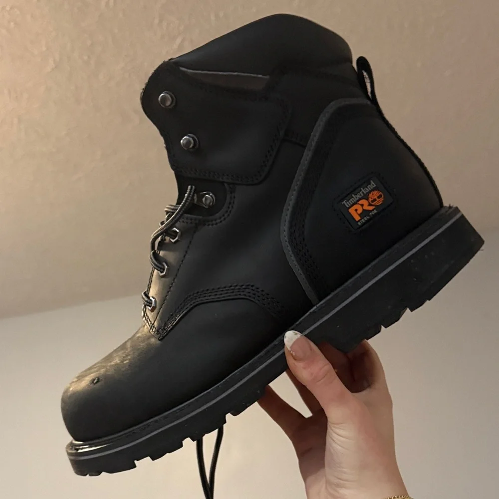 Timberland PRO Black Work Boots size 12W